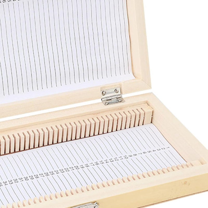NOENNULL Microscope Slide Box, Wooden Slide Storage Box, Contains 50 Slides - Image 5